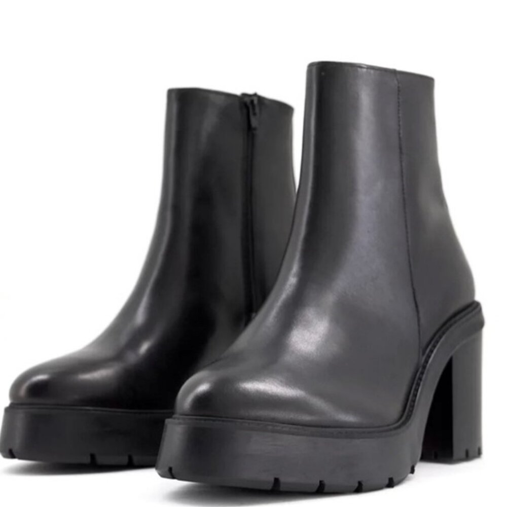 ASOS Chunk Black Chelsea Platform Boot, Heeled Boot, Fall Boots, Fall Fashion